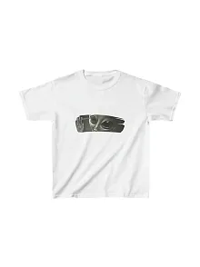 Çocuk Unisex Baskılı T-shirt - Beyaz