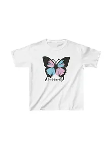 Çocuk Unisex Baskılı T-shirt - Beyaz