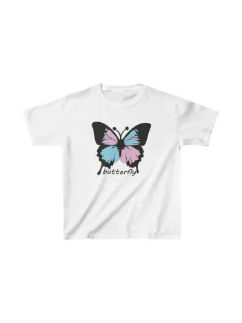 Çocuk Unisex Baskılı T-shirt - Beyaz