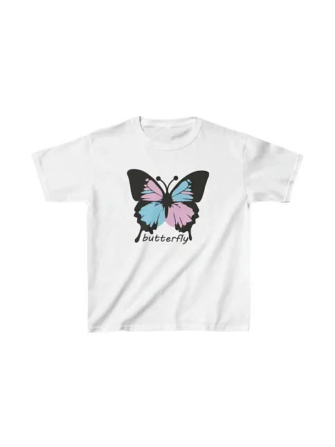 Çocuk Unisex Baskılı T-shirt - Beyaz