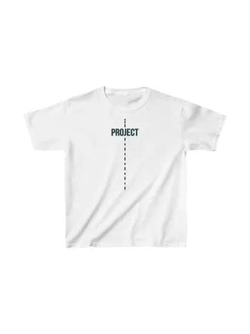 Çocuk Unisex Baskılı T-shirt - Beyaz