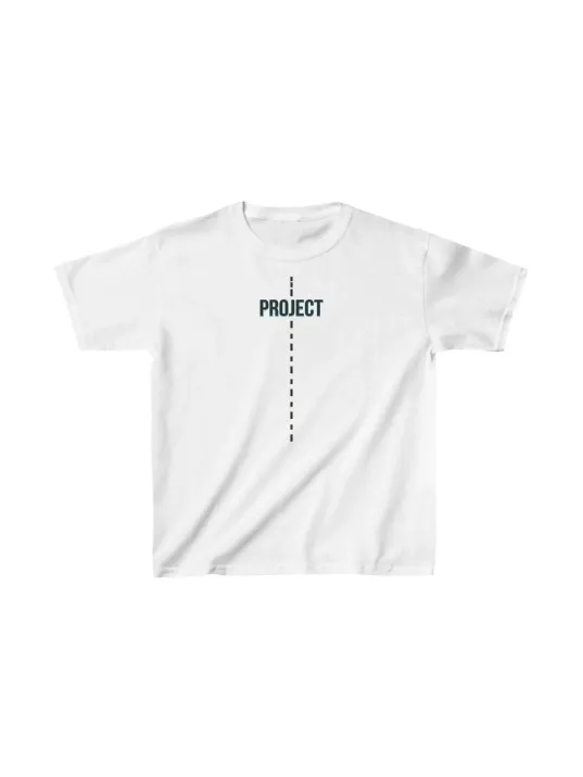 Çocuk Unisex Baskılı T-shirt - Beyaz