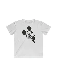 Çocuk Unisex Baskılı T-shirt - Beyaz