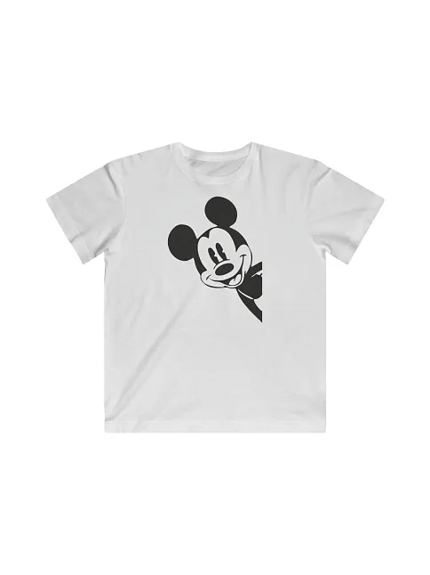 Çocuk Unisex Baskılı T-shirt - Beyaz