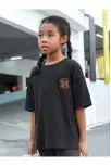 Çocuk Unisex Baskılı T-shirt - Siyah Çocuk Unisex Baskılı T-shirt - Siyah