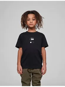 Çocuk Unisex Baskılı T-shirt - Siyah