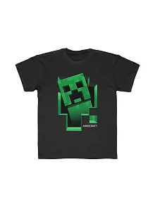 Çocuk Unisex Baskılı T-shirt - Siyah
