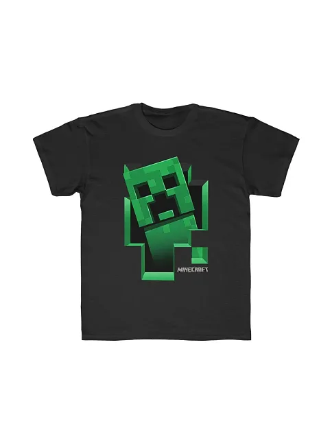 Çocuk Unisex Baskılı T-shirt - Siyah