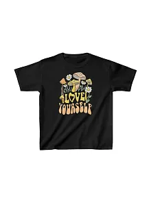 Çocuk Unisex Baskılı T-shirt - Siyah