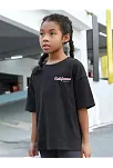 Çocuk Unisex Baskılı T-shirt - Siyah