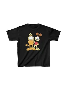 Çocuk Unisex Baskılı T-shirt - Siyah