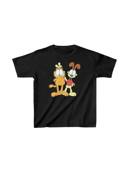 Çocuk Unisex Baskılı T-Shirt - Siyah