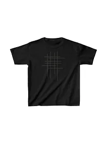 Çocuk Unisex Baskılı T-shirt - Siyah