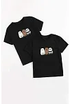 Çocuk Unisex Baskılı T-shirt - Siyah