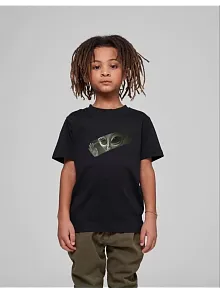 Çocuk Unisex Baskılı T-shirt - Siyah