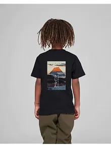 Çocuk Unisex Baskılı T-shirt - Siyah