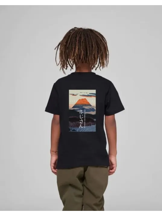 Çocuk Unisex Baskılı T-Shirt - Siyah