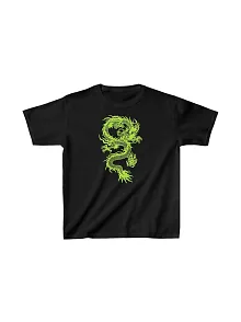 Çocuk Unisex Baskılı T-shirt - Siyah