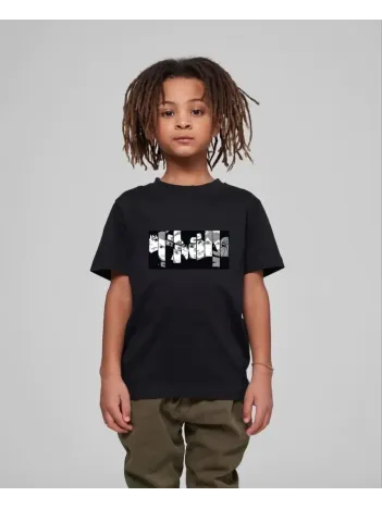 Çocuk Unisex Baskılı T-Shirt - Siyah Çocuk Unisex Baskılı T-Shirt - Siyah