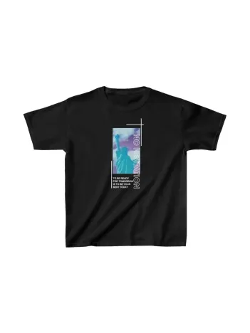 Çocuk Unisex Baskılı T-Shirt - Siyah Çocuk Unisex Baskılı T-Shirt - Siyah