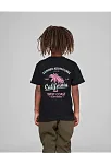 Çocuk Unisex Baskılı T-shirt - Siyah