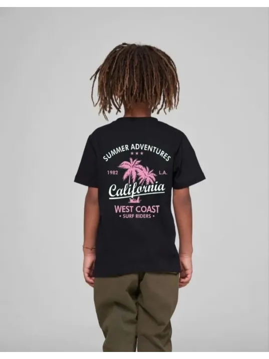 Çocuk Unisex Baskılı T-Shirt - Siyah Çocuk Unisex Baskılı T-Shirt - Siyah