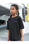 Çocuk Unisex Baskılı T-shirt - Siyah