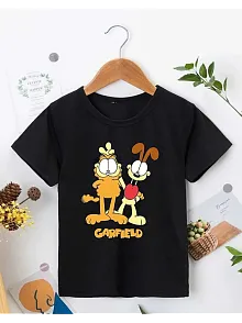 Çocuk Unisex Baskılı T-shirt - Siyah