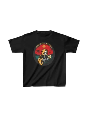 Çocuk Unisex Baskılı T-Shirt - Siyah Çocuk Unisex Baskılı T-Shirt - Siyah