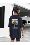 Çocuk Unisex Baskılı T-shirt - Siyah