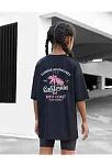 Çocuk Unisex Baskılı T-shirt - Siyah