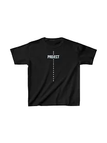 Çocuk Unisex Baskılı T-shirt - Siyah