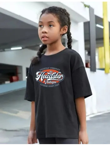 Çocuk Unisex Baskılı T-Shirt-Siyah Çocuk Unisex Baskılı T-Shirt-Siyah