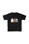 Çocuk Unisex Baskılı T-shirt - Siyah