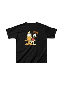 Çocuk Unisex Baskılı T-shirt - Siyah