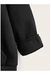 Çocuk Unisex Kapüşonlu Ön Ve Arka Blessed Baskılı Sweatshirt - Siyah