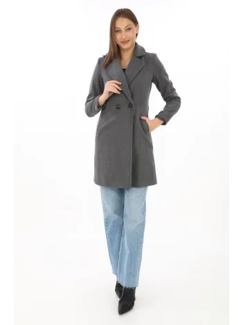 Kadın Kaşe Kaban – Siyah Yünlü Dokuma, Kruvaze Yaka, Astarlı, Cepli, Kuşaklı Uzun Boy Tesettür Uyumlu Kışlık Şık Kaban - Füme Kadın Kaşe Kaban – Siyah Yünlü Dokuma, Kruvaze Yaka, Astarlı, Cepli, Kuşaklı Uzun Boy Tesettür Uyumlu Kışlık Şık Kaban - Füme