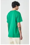 Erkek 24/1 Düz A Kalite Oversize T-shirt - Yeşil Erkek 24/1 Düz A Kalite Oversize T-shirt - Yeşil
