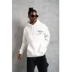 Erkek 98 Baskılı Kapşonlu Sweat - Beyaz