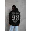 Erkek 98 Baskılı Kapşonlu Sweat - Siyah Erkek 98 Baskılı Kapşonlu Sweat - Siyah