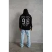Erkek 98 Baskılı Kapşonlu Sweat - Siyah Erkek 98 Baskılı Kapşonlu Sweat - Siyah