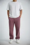 Erkek Baggy Alt Eşofman - Gül Kurusu Erkek Baggy Alt Eşofman - Gül Kurusu