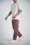 Erkek Baggy Alt Eşofman - Gül Kurusu Erkek Baggy Alt Eşofman - Gül Kurusu