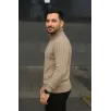 Erkek Balıkcı Yaka Bağazlı Triko Kazak Pamuklu Kalın Fitilli Dokuma, Regular Fit Uzun Kollu Kışlık Model - Bej Erkek Balıkcı Yaka Bağazlı Triko Kazak Pamuklu Kalın Fitilli Dokuma, Regular Fit Uzun Kollu Kışlık Model - Bej