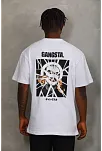 Erkek Baskılı T-shirt Kısa Kol Bisiklet Yaka Regular Fit Rahat Kalıp Günlük Tişört - Beyaz