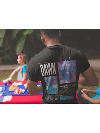 Erkek Bisiklet Yaka Baskılı Oversize T-Shirt - Siyah Erkek Bisiklet Yaka Baskılı Oversize T-Shirt - Siyah