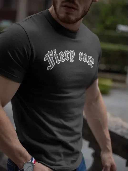 Erkek Bisiklet Yaka Baskılı Oversize T-Shirt - Siyah Erkek Bisiklet Yaka Baskılı Oversize T-Shirt - Siyah