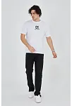Erkek Baskılı T-shirt Kısa Kol Bisiklet Yaka Regular Fit Rahat Kalıp Günlük Tişört - Beyaz