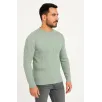 Erkek Bisiklet Yuvarlak Yaka Triko Kazak Pamuklu Kalın Fitilli Dokuma, Regular Fit Uzun Kollu Kışlık Model - Mint Yeşili Erkek Bisiklet Yuvarlak Yaka Triko Kazak Pamuklu Kalın Fitilli Dokuma, Regular Fit Uzun Kollu Kışlık Model - Mint Yeşili