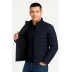 Erkek Bomber Mont Ceket – Su İtici Kumaş, Kapitone Astarlı, Fermuarlı, Kışlık - Lacivert Erkek Bomber Mont Ceket – Su İtici Kumaş, Kapitone Astarlı, Fermuarlı, Kışlık - Lacivert